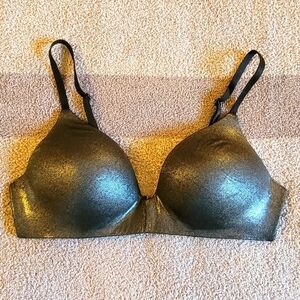 Victoria's Secret No Wire Metallic Shimmer Bra